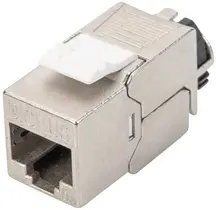 DIGITUS Module Keystone cat. 6A, blindé, gris