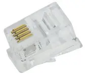 LogiLink Connecteur RJ10 pour câble plat, non blindé