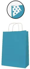 APLI Sac en papier, kraft, moyen, turquoise