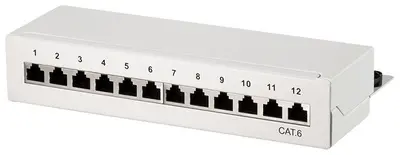 LogiLink Panneau de brassage de bureau Cat.6, blindé,