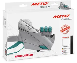 METO Étiqueteuse de prix Classic XL 3329, 3 lignes