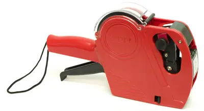 APLI Pince à étiqueter 101418, rouge, 1 ligne numérique