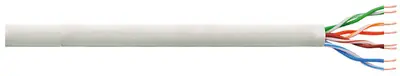 LogiLink Câble d'installation, Cat.5e, U/UTP, 100 m, gris