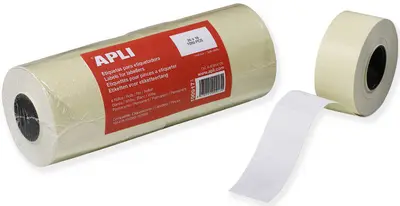 APLI Etiquette pour pince à étiqueter, 26 x 16 mm, permanent