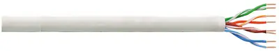 LogiLink Câble Patch, Cat.5e, U/UTP, 100 m, gris