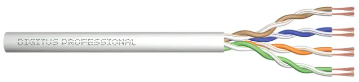 DIGITUS Câble patch non blindé Cat. 6a, U/UTP, 305 m, gris
