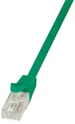 LogiLink Câble patch, Cat. 5e, U/UTP, 3,0 m, vert, gaine en