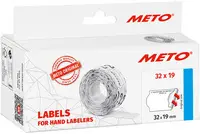METO Étiquette pré-imprimée pour étiqueteuse, 32 x 19 mm