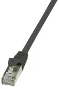 LogiLink Câble Patch, Cat. 5e, F/UTP, 5 m, noir, gaine en
