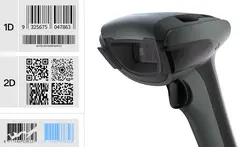 Safescan Lecteur de code-barres 1D/2D 350-BT, sans fil