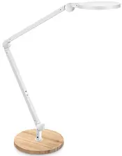 CEP Lampe de bureau LED GIANT Silva, chêne/blanc