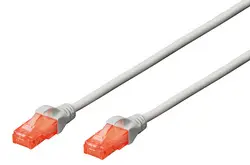 DIGITUS Câble de brassage, Cat. 6, U/UTP, 2,0 m, gris