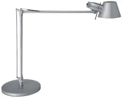 MAUL Lampe de bureau à LED MAULrock, socle, argent