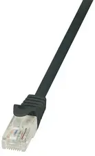 LogiLink Câble patch EconLine, Cat. 6, U/UTP, 1 m, noir