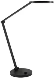 UNiLUX Lampe de bureau à LED OMEGA, sur pied, noir