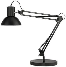 UNiLUX Lampe de bureau SUCCESS 66, pince/socle, noir