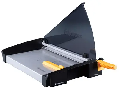 Fellowes Cisaille à levier Plasma, format A3, noir/jaune