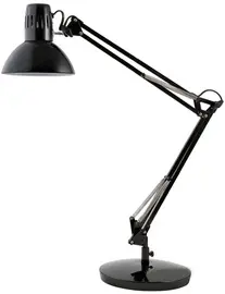 ALBA Lampe de bureau "ARCHI", pince/socle, noir