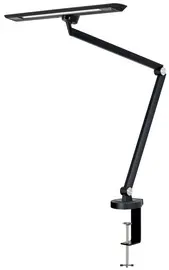 Hansa Lampe de bureau à LED "Zirkon", à pince, noir