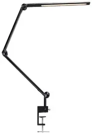 Hansa Lampe de bureau à LED "Ray Flex", avec pince, noir