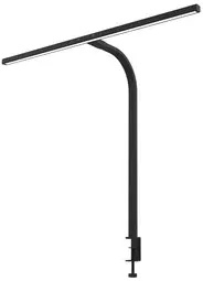 UNiLUX Lampe de bureau à LED STRATA, pied de serrage, noir