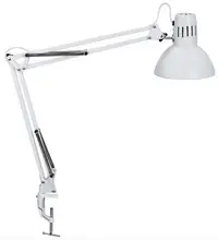 MAUL Lampe de bureau MAULstudy, avec pince, blanc