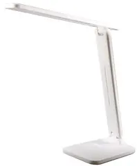 UNiLUX Lampe de bureau à LED et batterie HALO, pied, blanc