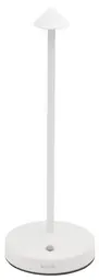 Securit Lampe de bureau LED rechargeable ANGELINA, blanc