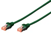 DIGITUS Câble de brassage, Cat. 6, S/FTP, 10,0 m, vert