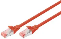 DIGITUS Câble de brassage, Cat. 6, S/FTP, 1,0 m, rouge