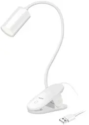 LogiLink Lampe de lecture à LED avec pince, blanc