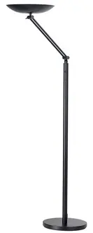 UNiLUX Lampadaire à LED VARIALUX, couleur: gris métallisé