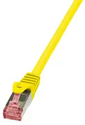 LogiLink Câble patch, Cat. 6, S/FTP, 0,5m, jaune