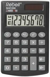 Rebell Calculatrice de poche SHC 208, noir