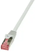 LogiLink Câble patch, Cat. 6, S/FTP, 10,0 m, gris