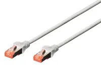 DIGITUS Câble de brassage, Cat. 6, S/FTP, 0,5 m, gris