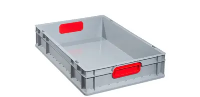 allit Bac de rangement ProfiPlus EuroBox 612, gris/rouge