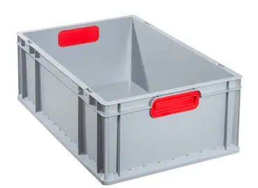 allit Bac de rangement ProfiPlus EuroBox 622, gris/rouge