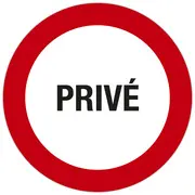 EXACOMPTA Panneau de signalisation "Privé
