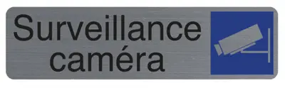 EXACOMPTA Plaque de signalisation "Surveillance caméra