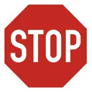 EXACOMPTA Plaque de signalisation "STOP