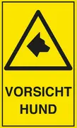 EXACOMPTA Hinweisschild "Vorsicht Hund", gelb/schwarz