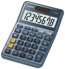 CASIO Calculatrice de bureau MS-80E, 8 chiffres, argent