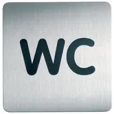 DURABLE Pictogramme PICTO "WC", carré, en acier