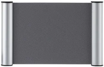 FRANKEN Plaque de porte clip, 245 x 155 mm - A5, argent