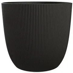 EDA Cache-pot IRIS, diamètre: 137 mm, noir
