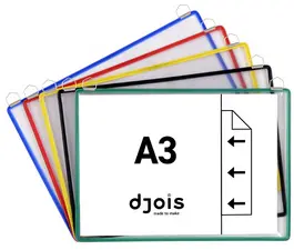 djois by tarifold Poche à anse, A3 horizontal, assorti