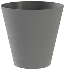 tera Pot de fleurs "Hoop", diamètre: 160 mm, fog grey