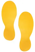 DURABLE Symbole de marquage au sol "Pieds", autocollant
