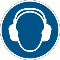 DURABLE Panneau de sécurité "Porter un casque anti-bruit